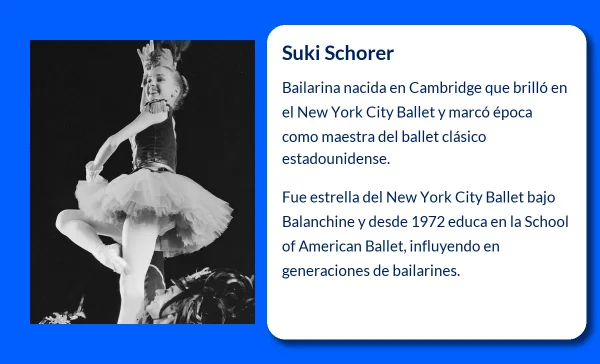 Suki Schorer. La maestra del ballet que revolucionó la danza clásica en Estados Unidos