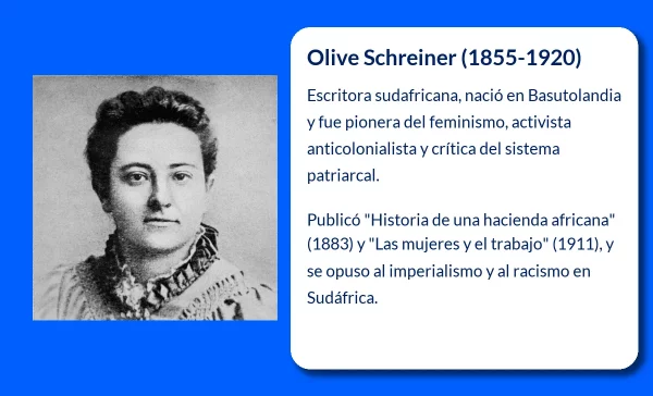 Olive Schreiner. Pionera del feminismo sudafricano y crítica social radical