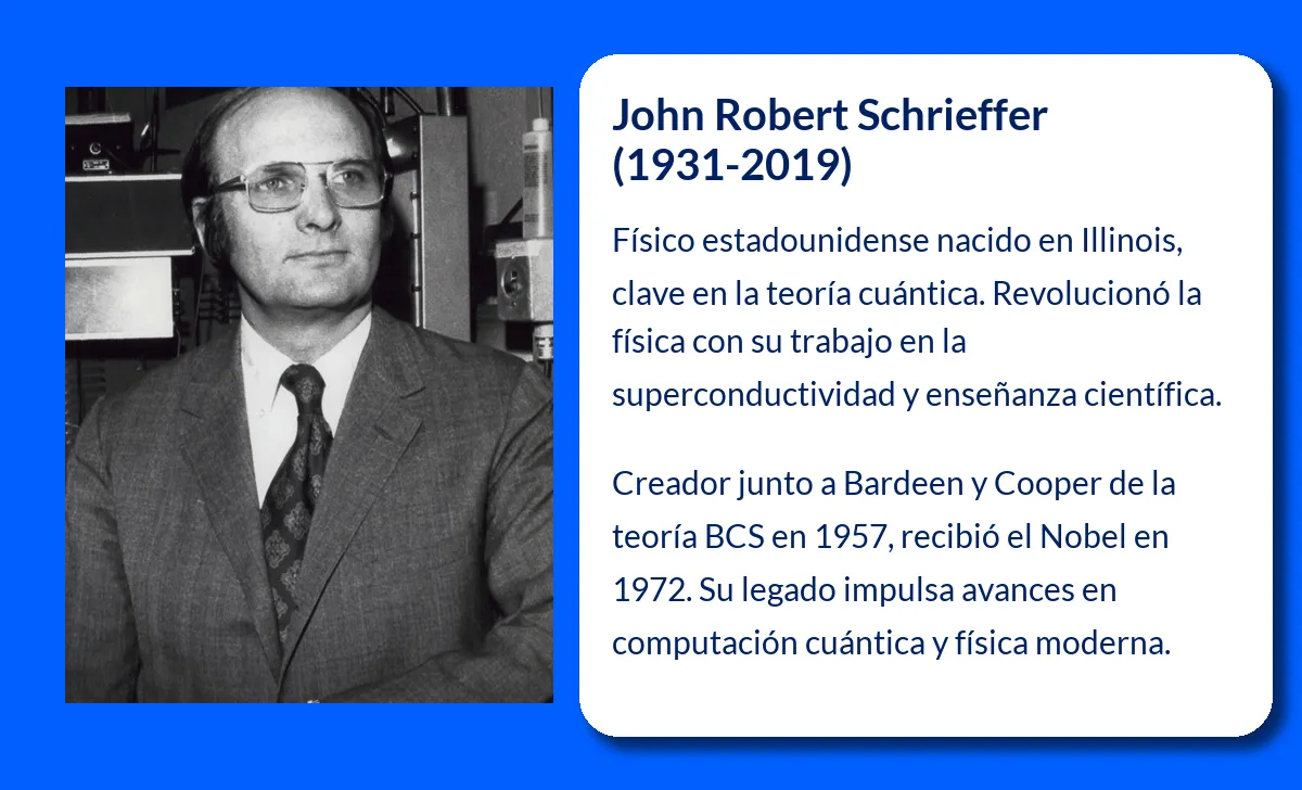 John Robert Schrieffer. El físico que revolucionó la superconductividad con la teoría BCS