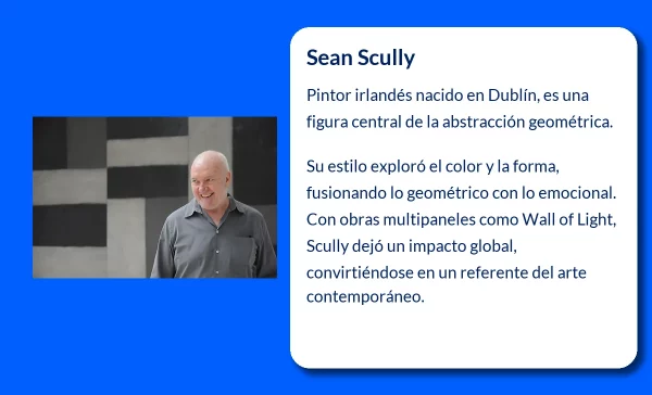 Sean Scully (1945-VVVV): El pintor irlandés que revolucionó la abstracción geométrica