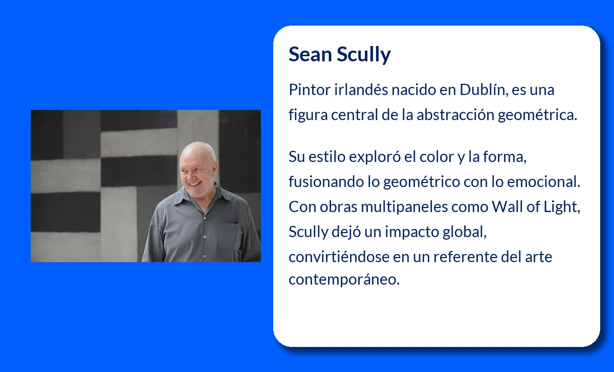 Sean Scully (1945-VVVV): El pintor irlandés que revolucionó la abstracción geométrica