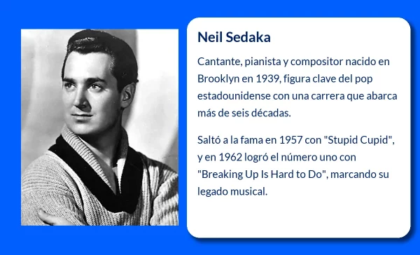 Neil Sedaka. El legado inmortal del pop estadounidense