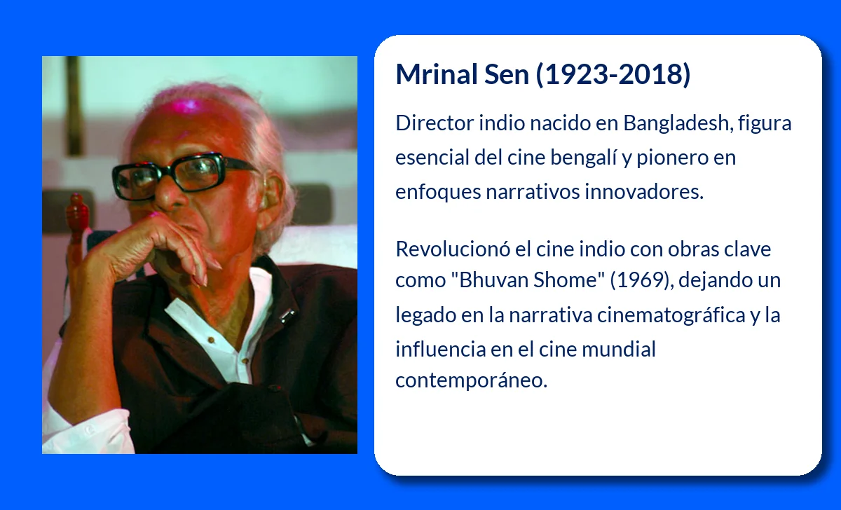 Mrinal Sen (1923-2018): El cineasta que redefinió el cine bengalí y su impacto mundial