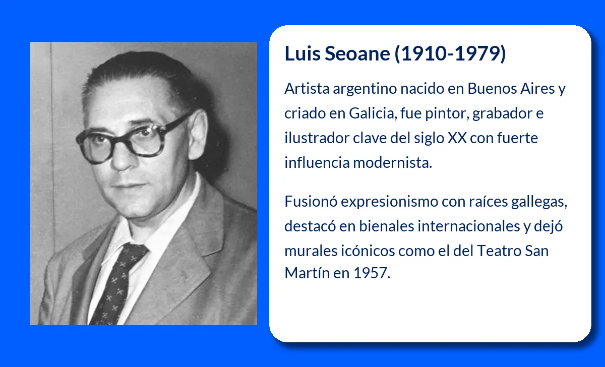 Luis Seoane. El pintor y grabador argentino que definió un estilo expresionista único