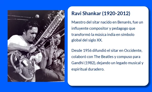 Ravi Shankar. El virtuoso del sitar que llevó la música india al mundo