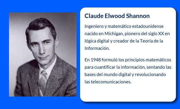 Claude Elwood Shannon. El padre de la era digital y creador de la Teoría de la Información