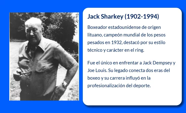 Jack Sharkey. El campeón que se midió con las leyendas del boxeo mundial