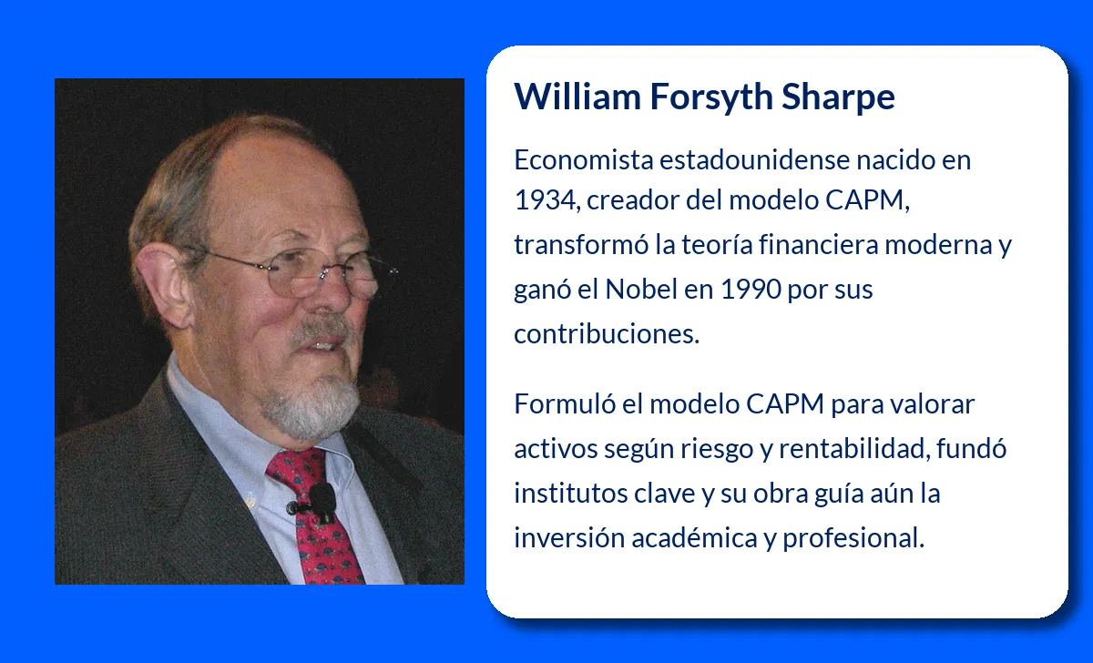 William Forsyth Sharpe. El economista que revolucionó el análisis financiero con el modelo CAPM