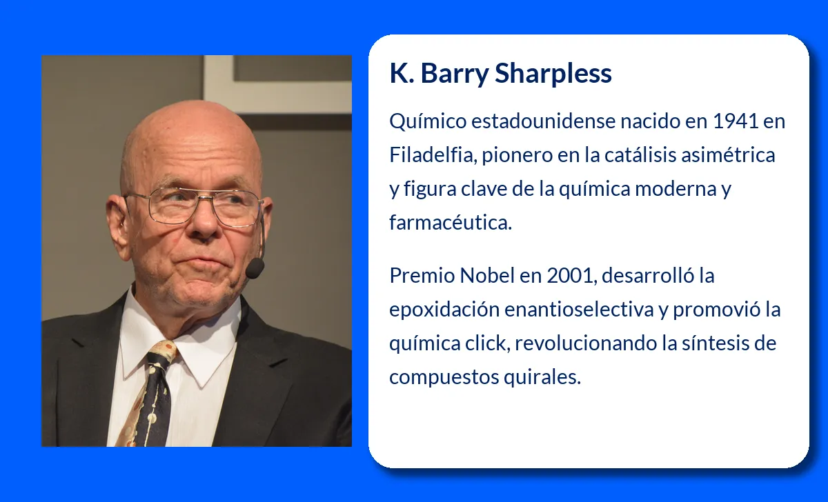K. Barry Sharpless. El Nobel que revolucionó la química con la catálisis asimétrica