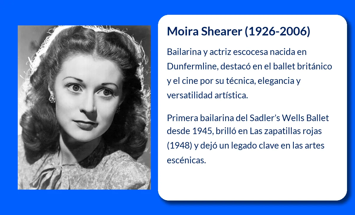 Moira Shearer. La estrella británica que brilló en el ballet y el cine