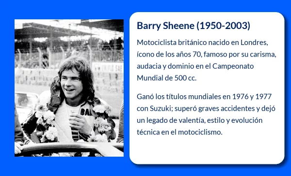 Barry Sheene. El ícono británico del motociclismo que marcó una era