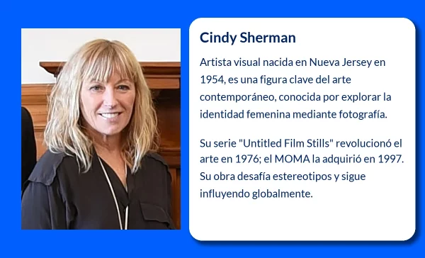 Cindy Sherman. La fotógrafa y directora que revolucionó el arte visual