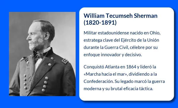 William Tecumseh Sherman. El general que marcó la historia de la Guerra Civil estadounidense