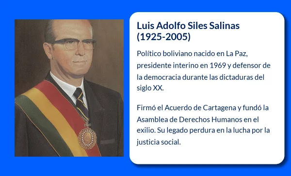 Luis Adolfo Siles Salinas. El legado de un presidente interino y defensor de los derechos humanos en Bolivia