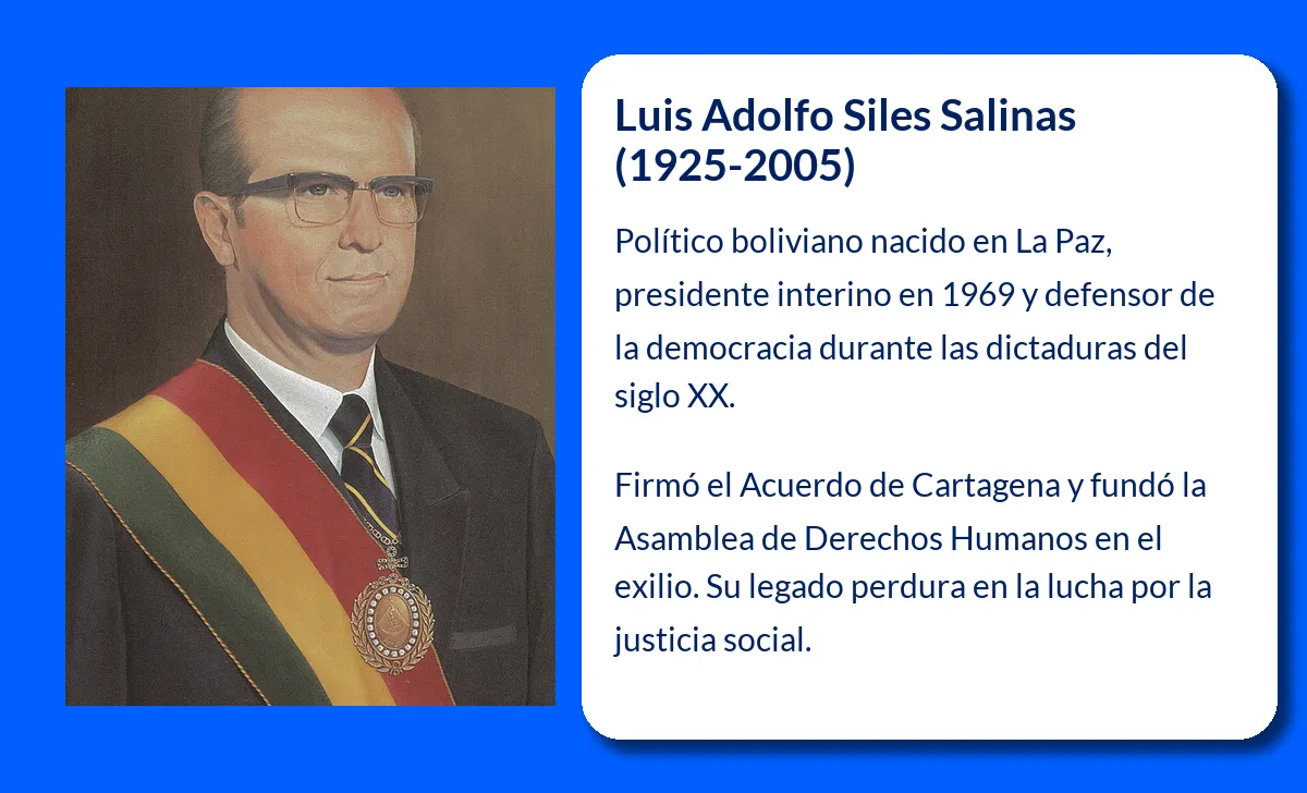 Luis Adolfo Siles Salinas. El legado de un presidente interino y defensor de los derechos humanos en Bolivia