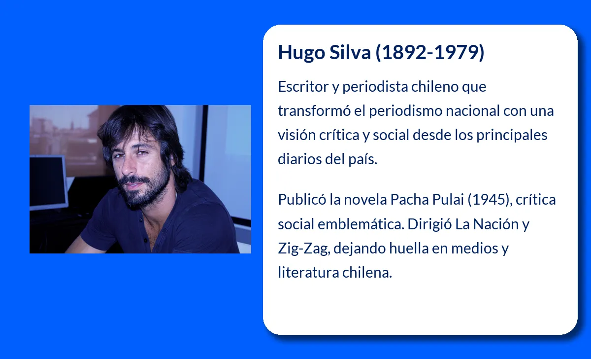 Hugo Silva. El escritor y periodista chileno que dejó huella en el periodismo nacional