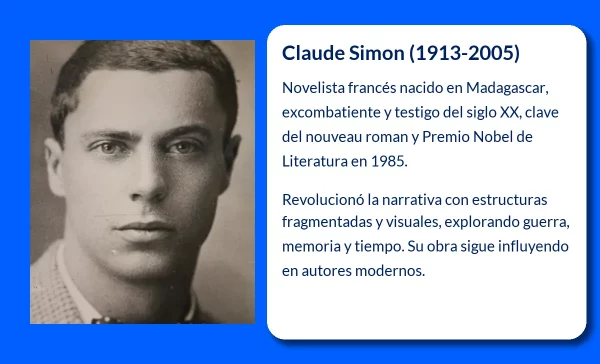 Claude Simon. El renovador del lenguaje narrativo y testigo de la Historia del siglo XX