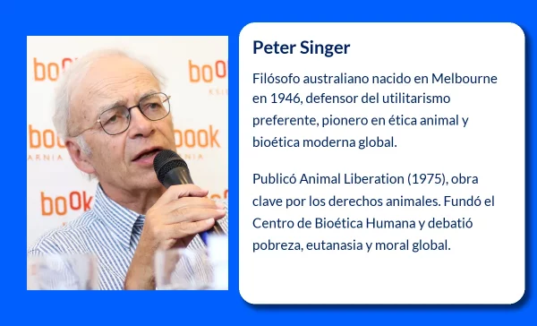Peter Singer. El filósofo australiano que revolucionó la ética animal y la bioética