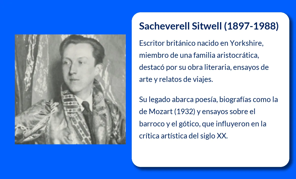 Sacheverell Sitwell. El escritor inglés que exploró el arte y la biografía