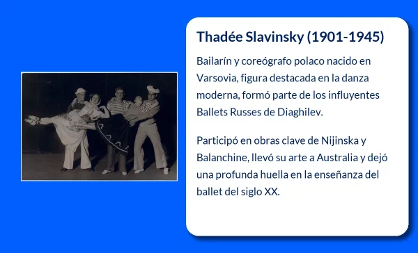 Thadée Slavinsky. El legado de un bailarín y coreógrafo polaco que cautivó el escenario internacional