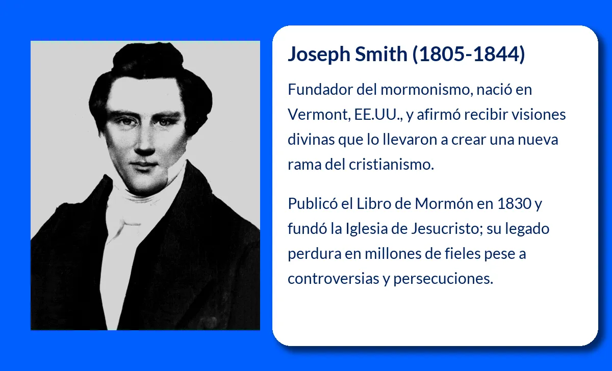 Joseph Smith. El fundador del mormonismo y su legado religioso