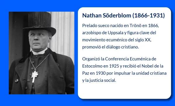 Nathan Söderblom. El prelado sueco que promovió el ecumenismo y ganó el Nobel de la Paz