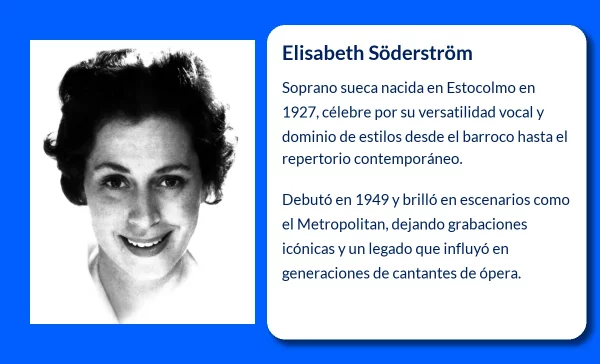 Elisabeth Söderström (1927-VVVV): La soprano sueca que dejó una huella imborrable en la ópera