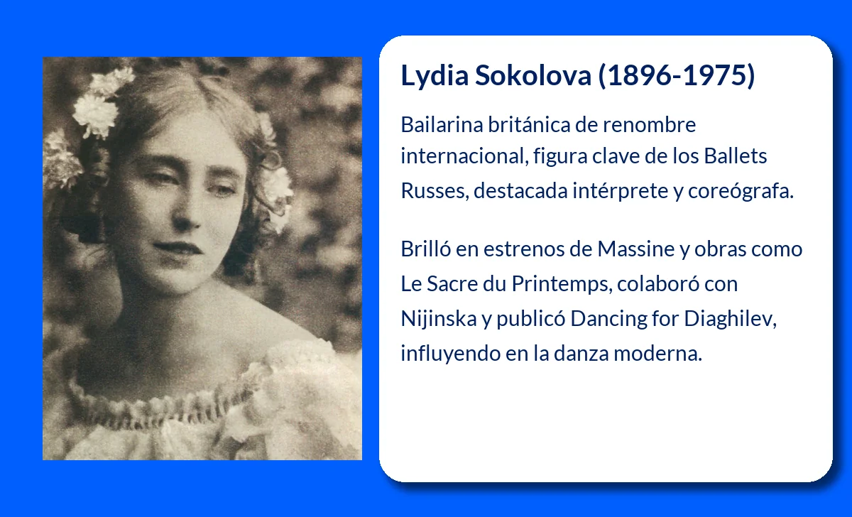 Lydia Sokolova (1896-1975). La bailarina británica que brilló en los Ballets Russes de Diaghilev