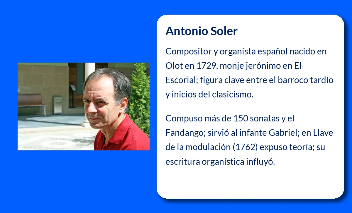 Antonio Soler. El legado musical de un genio español