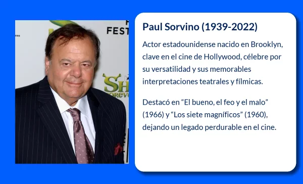 Paul Sorvino (1939-2022): El talento y la trayectoria de un actor polifacético