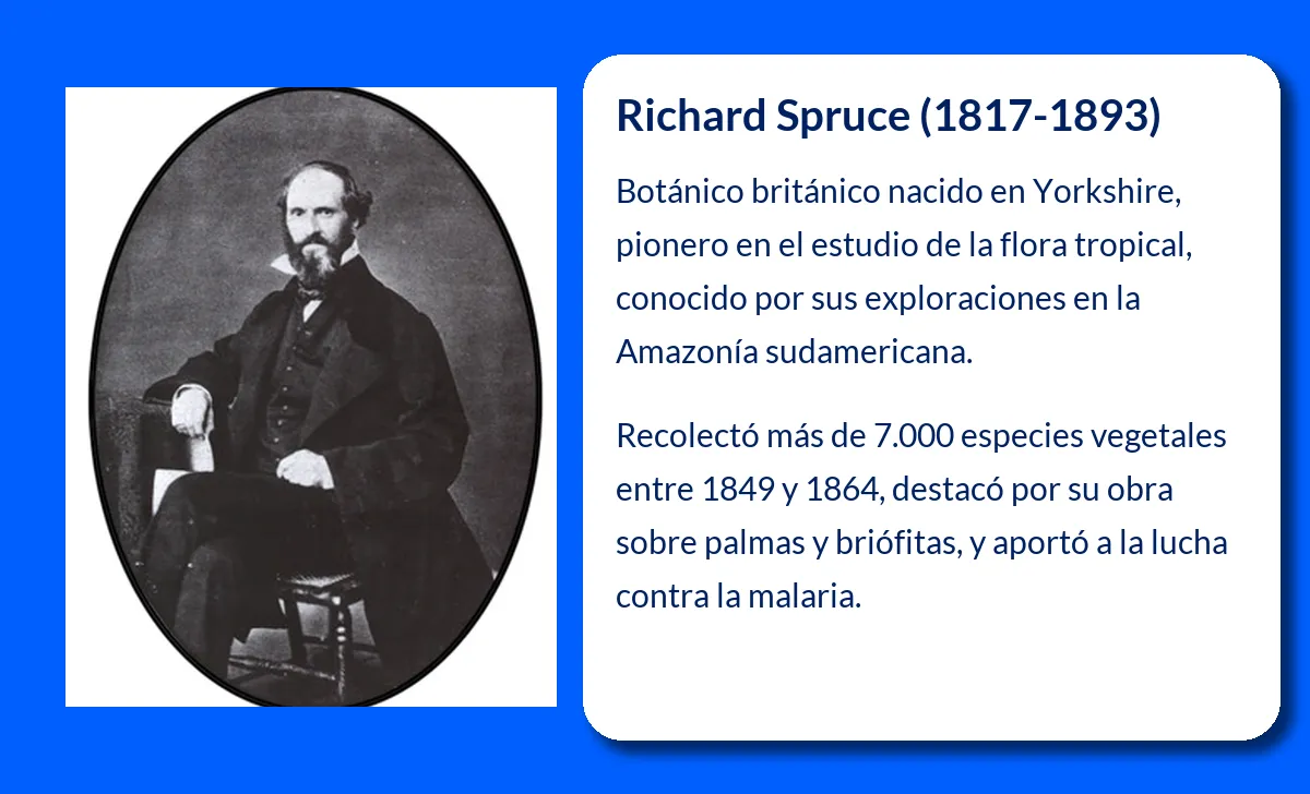 Richard Spruce. El botánico que exploró la flora amazónica
