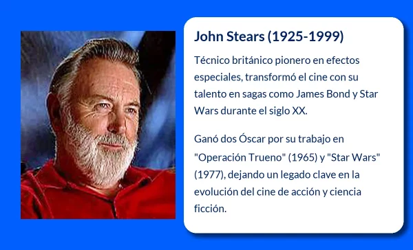John Stears. El mago de los efectos especiales detrás de James Bond y Star Wars