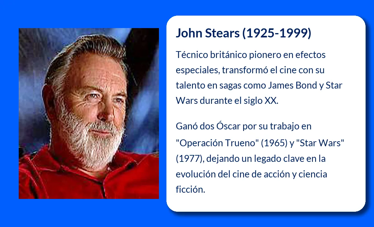 John Stears. El mago de los efectos especiales detrás de James Bond y Star Wars