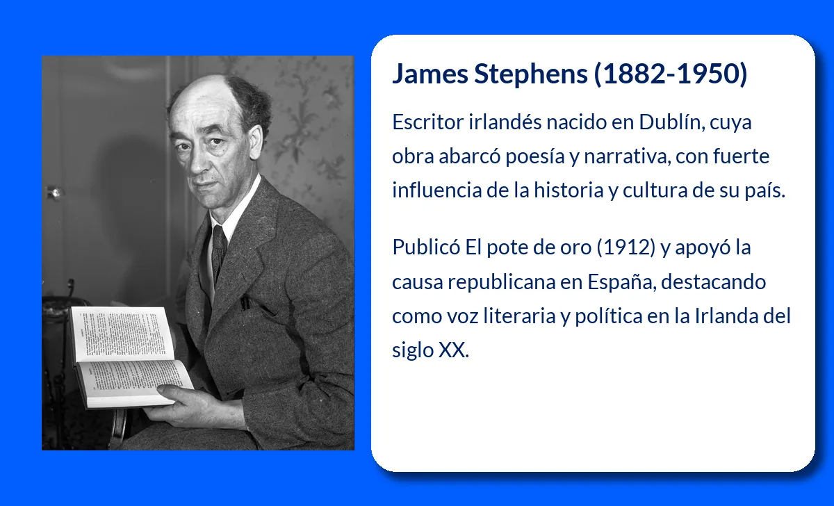 James Stephens. El escritor irlandés que dejó su huella en la literatura moderna