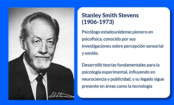 Stanley Smith Stevens (1906-1973). El pionero en la psicofísica que revolucionó la medición de estímulos