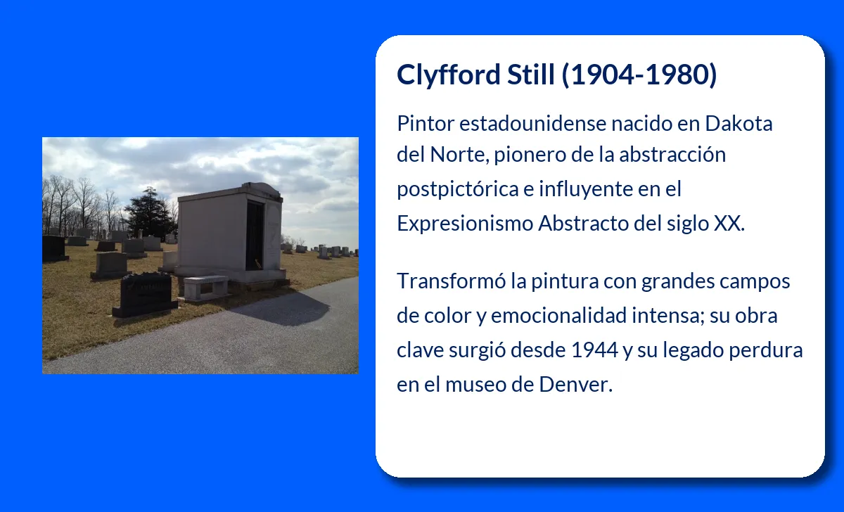 Clyfford Still. El pionero de la abstracción postpictórica