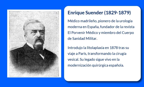 Enrique Suender (1829-1879). El pionero español en urología moderna