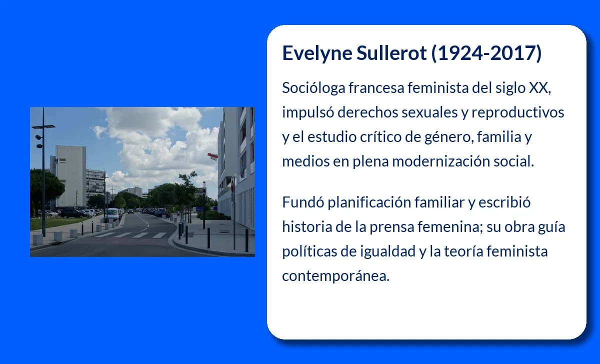 Evelyne Sullerot (1924-2017). Socióloga y feminista que revolucionó el pensamiento sobre la mujer en la sociedad moderna