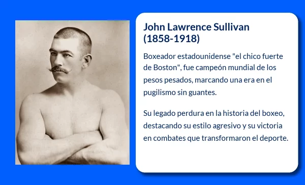 John Lawrence Sullivan (1858-1918). El campeón invicto que dominó el boxeo en la era sin guantes