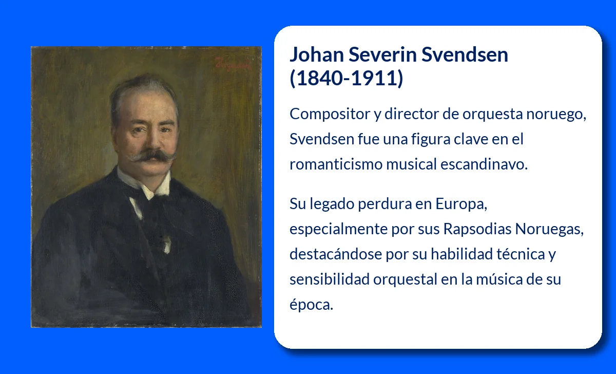Johan Severin Svendsen (1840-1911). El maestro noruego que conquistó Europa con su batuta