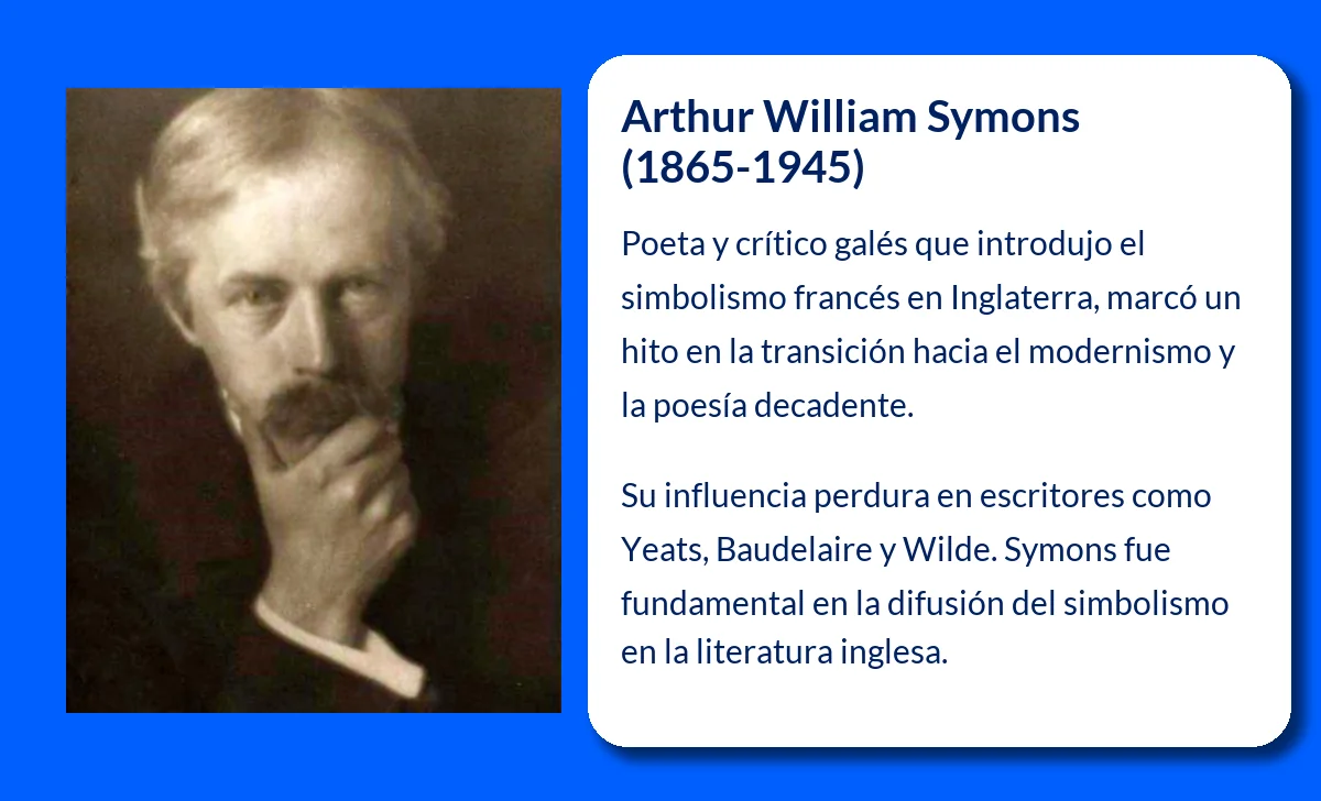 Arthur William Symons (1865-1945). El poeta galés que introdujo el simbolismo en Inglaterra