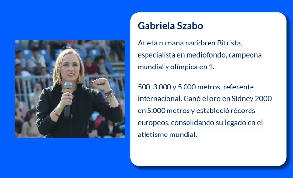 Gabriela Szabo (1975-VVVV). La campeona olímpica que dominó el mediofondo