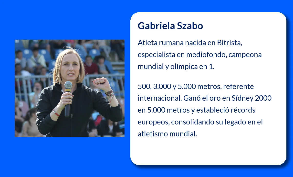 Gabriela Szabo (1975-VVVV). La campeona olímpica que dominó el mediofondo