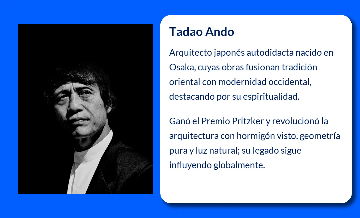 Tadao Ando. El maestro japonés de la arquitectura del silencio