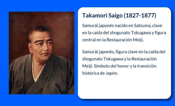 Takamori Saigo. El samurái que cambió la historia de Japón
