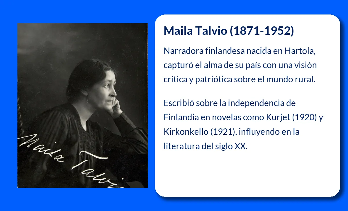 Maila Talvio. La escritora que plasmó el alma de Finlandia en sus novelas