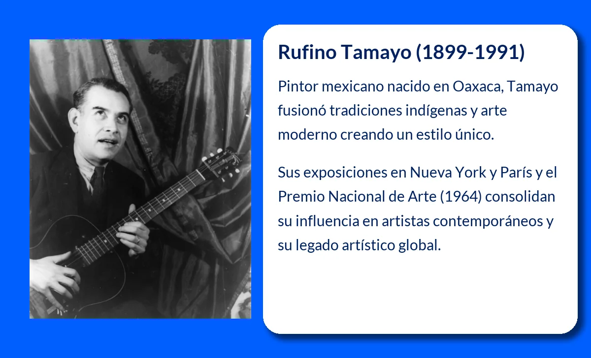Rufino Tamayo (1899-1991): El pintor mexicano que transformó la tradición artística