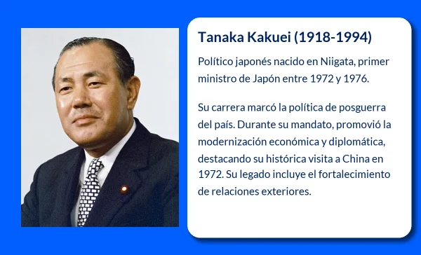 Tanaka Kakuei (1918-1994). El arquitecto del poder japonés en la posguerra