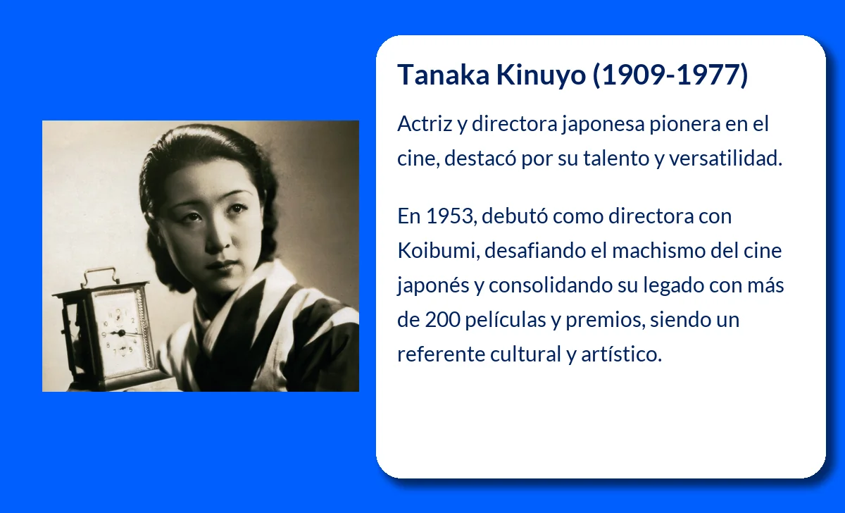 Tanaka Kinuyo (1909-1977). La pionera del cine japonés que rompió barreras de género