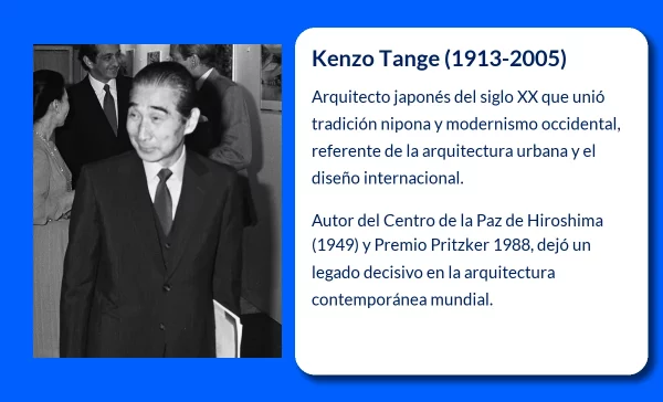 Kenzo Tange (1913-2005). El arquitecto visionario que fusionó tradición japonesa y modernidad